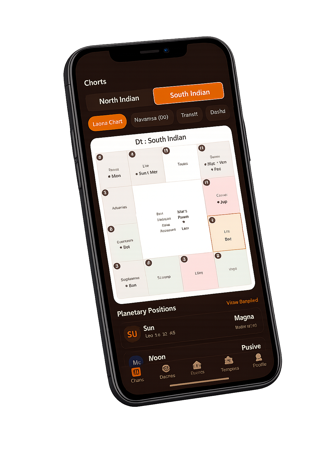 Phone mockup showing app on device